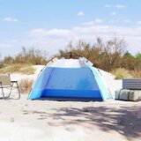  Šator za plažu za 2 osobe vodootporni azurnoplavi | shoptok.hr