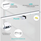 NBEASTKEY 50 cm LED svetilka za ogledalo - 4000 K | Shoptok.si
