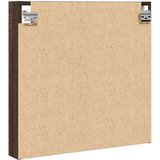  Vitrina boja smeđeg hrasta 60x8,5x58 cm od konstruiranog drva | shoptok.hr