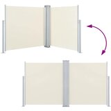  Uvlačiva bočna tenda 120 x 600 cm krem | shoptok.hr