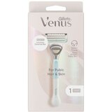 Gillette Venus Venus Pubic Hair&Skin brivnik za urejanje bikini linije + nadomestna glava 1 kos Cene