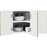 vidaXL Stenska kuhinjska omarica s polico Sonoma hrast 57 x 57 x 40 cm | Shoptok.si