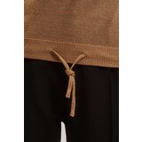 Marisse Sweater With Metallic Thread And Tie | Shoptok.si