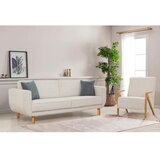 Atelier Del Sofa sofa i fotelja Larus Wood Set Oak Cream Cene