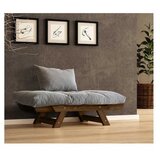 Hanah home Vrtna sofa s jednim sjedištem i jastukom, boja oraha i bijela | Eponuda.ba