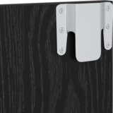 vidaXL Stenski TV kabinet s polico Črni hrast 120 x 23.5 x 90 cm | Shoptok.si