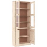 Staklena vitrina ALTA 77 x 35 x 186,5 cm od masivne borovine | shoptok.hr
