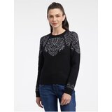Orsay Black Women's Patterned Sweater - Women's Cijene