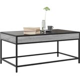  Stolić s beskonačnim LED svjetlima boja hrasta 90x50x41 cm | shoptok.hr