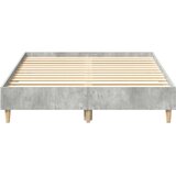 vidaXL Posteljni okvir brez ležišča Betonsko siva 120x200 cm | Shoptok.si
