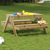 vidaXL Piknik miza za otroke 88x97x52 cm impregnirana borovina Cene