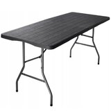 GardenLife Garden Life Sklopivi sto XL drvo dekor 180 x74cm | Eponuda.com
