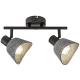 Rabalux plafonska spot lampa Farelia, 2xE14, Siva | Eponuda.com
