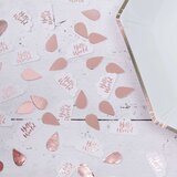 Ginger Ray® namizni okrasni konfeti z napisom hello world rose gold | Shoptok.si