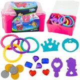 Treasure Chest Set for Diving and Water Fun, Pink, 21 pcs. Cene