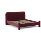 Micadoni Rjava oblazinjena zakonska postelja z letvenim dnom 140x200 cm Vera – | Shoptok.si