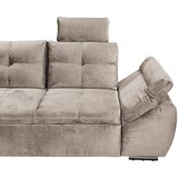 CARRYHOME KOTNA SEDEŽNA GARNITURA, mikrovelur krem barve | Shoptok.si