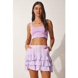 Happiness İstanbul Skirt - Purple - Mini Cene