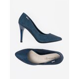 GOODIN Navy blue stiletto heels with gloss | Shoptok.si