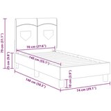  Posteljica za malčke z vzglavjem Roza 70 x 140 cm blago, (5000105267) | Shoptok.si