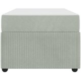  Krevetna konstrukcija Svijetlo siva 100 x 200 cm tkanina | Eponuda.com