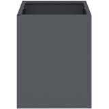  Vrtna saksija Antracit 32 x 32 x 40 cm Čelična vrata | shoptok.hr