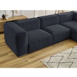 Bobochic Paris Tamno plava kutna garnitura od bouclé tkanine (s desnim kutom) Zephyr – | shoptok.hr