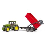 Bruder traktor j.d. 6920 sa prikolicom crveni ( 020576 ) | ePonuda.com