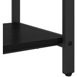 vidaXL Vješalica za kapute s policom Crni hrast 95 x 34 x 184 cm | shoptok.hr