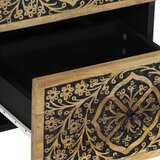 vidaXL Stranska omarica 40x33x75 cm trden mangov les | Shoptok.si