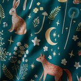 Catherine Lansfield Temno zelena enojna posteljnina 135x200 cm Enchanted Twilight – | Shoptok.si
