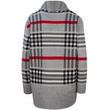 Pri WARM Sweater. Checkered cardigan overlay | shoptok.hr