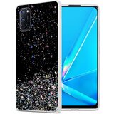 Cadorabo Ohišje, združljivo z Oppo A92 in črna z bleščicami - Zaščitni ovitek iz prožnega silikona TPU s svetlečimi bleščicami, (20860199) | Shoptok.si