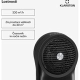 Klarstein Whirlwind zračni hladilnik | 320 m³/h | 6 l | 30 m² | 2 hladilna paketa | 3 načini | 60 W | Shoptok.si