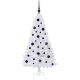  Umjetno božićno drvce Bijela 150 cm PVC i čelik | shoptok.hr