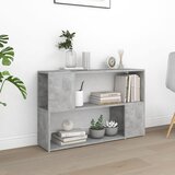 vidaXL ormarić za knjige siva boja betona 100 x 24 x 63 cm od iverice Cijene