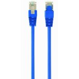 Gembird PP22-0.5M/B mrezni kabl ftp Cat5e patch cord, 0.5m blue cene