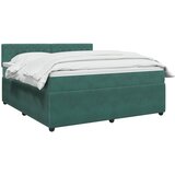  Boxspring krevet s madracem Tamnozelena 180 x 200 cm Baršun | shoptok.hr