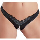 Cottelli G-string with Pearls 2321653 Black Cene