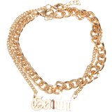 Urban Classics Accessoires Zodiac Golden Anklet gemini | shoptok.hr
