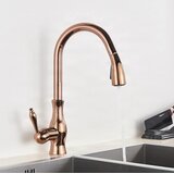 EYN Kuhinjska pipa – Elegantna izvlečna armatura | pipa KZI5517 — Nikelj | Shoptok.si