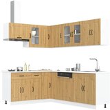  11-dijelni set kuhinjskih ormarića Kalmar konstruiranog drva | shoptok.hr