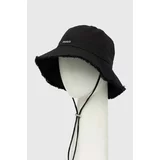 Hugo Bombažni klobuk črna barva