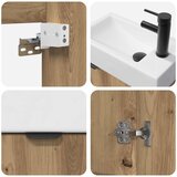  Jedinstveni ormar za kupaonicu s umivaonikom Hrast artisan | shoptok.hr