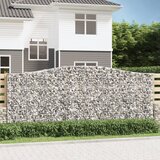  Lučne gabionske košare 9 kom 400x50x160/180cm pocinčano željezo Cijene