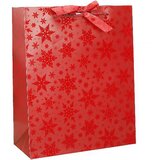  Darilna vrečka Deluxe Plus, velika, mat rdeča | Shoptok.si