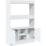 vidaXL Visoka komoda bijela 92 x 33 x 140 cm od konstruiranog drva | shoptok.hr