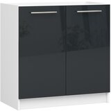 AKORD KUHINJSKI KABINET POD UMIVALNIKOM OLIWIA S 80cm BELO-GRAFITNI SJAJ, (21713707) | Shoptok.si