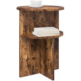  Bocni stol Dimljeni hrast Ø 39,5 x 55 cm Konstruirano drvo | shoptok.hr