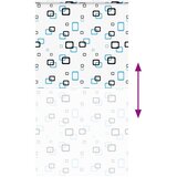 vidaXL Rolo zavjesa za tuš s kazetom 120x240 cm širina tkanine 116 cm | shoptok.hr